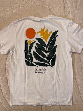 In4mation Hawai’i x WAIAKEA White T-shirt Men Medium